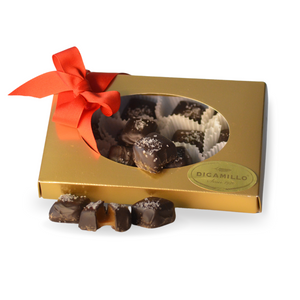 DARK CHOCOLATE SEA SALT CARAMELS