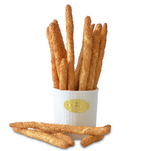 FILONCINI RUSTICI AL SESAMO BREADSTICKS (Breadsticks with Sesame and Olive Oil)