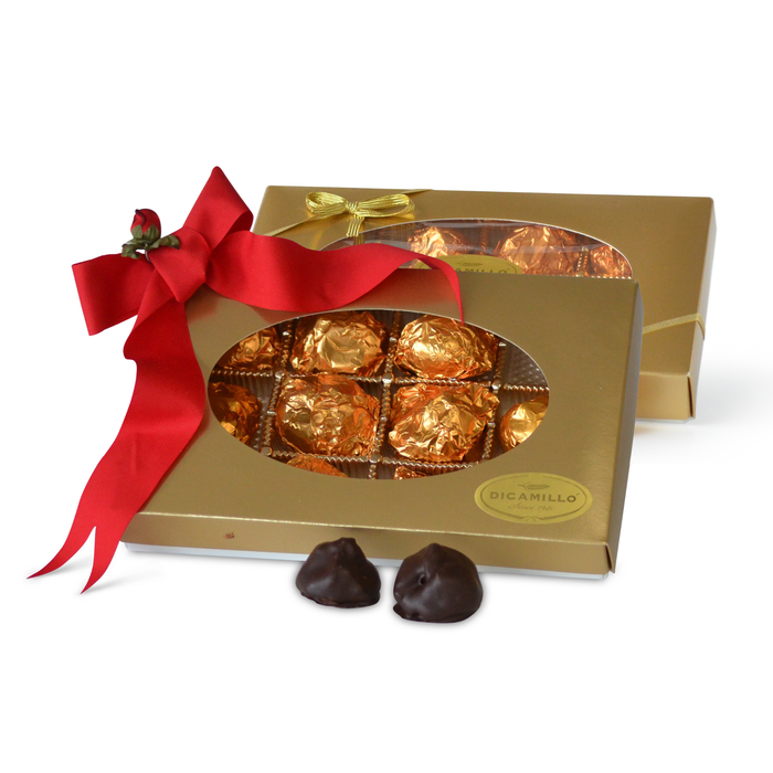 2-PACK CHOCOLATE COVERED ALMOND STUFFED FIGS