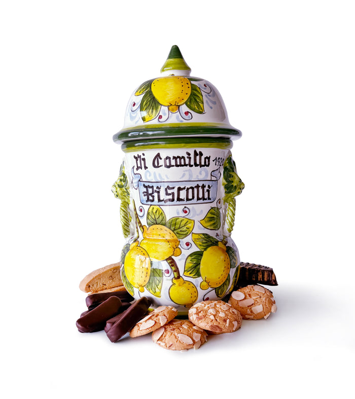 NEW! AMALFI BISCOTTI JAR