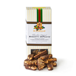 CHOCOLATE DIPPED TRADITIONAL BISCOTTI DI PRATO® BOX