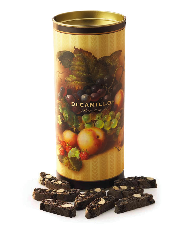 CHOCOLATE BISCOTTI DI PRATO® FRUIT CANISTER