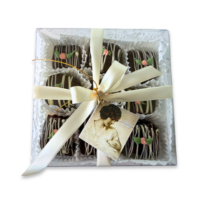 CHOCOLATE FUDGE BROWNIE MOTHER'S DAY TEA CAKES