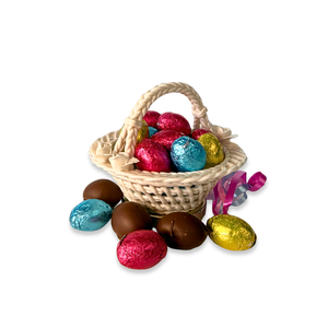 Handmade Petite China Easter Basket