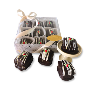 CHOCOLATE FUDGE BROWNIE MOTHER'S DAY TEA CAKES