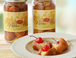 BABA RUM IN A JAR