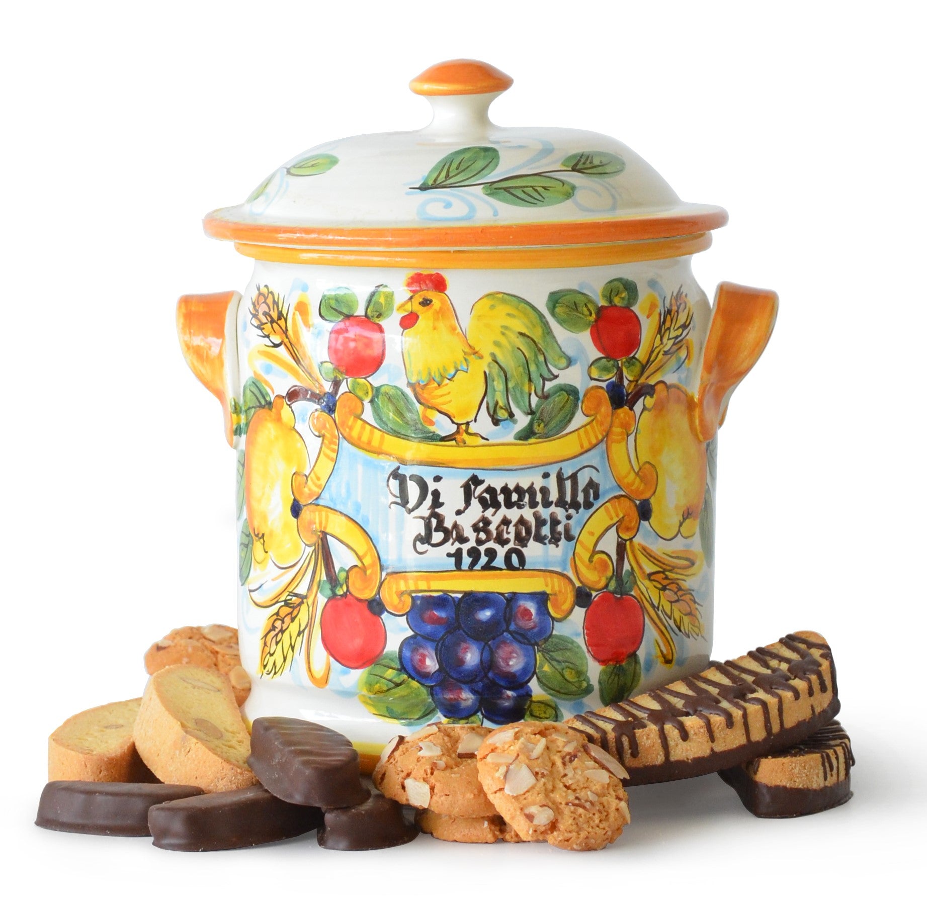 Florentine Rooster Cookie Jar - 13oz. | DiCamillo Bakery
