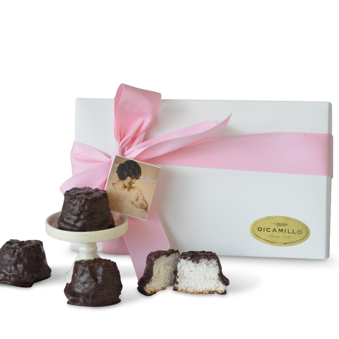 CHOCOLATE ANGEL FOOD PETIT FOURS