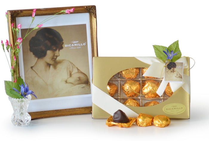 MOTHER'S DAY CHOCOLATE COVERED ALMOND STUFFED FIGS