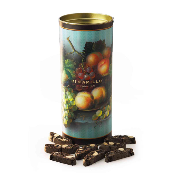 CHOCOLATE BISCOTTI DI PRATO® FRUIT CANISTER