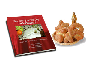 Saint Joseph's Day Cookbook & Bread Basket 5-Pac