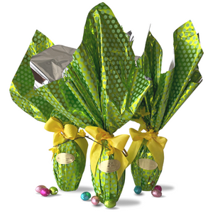 CHOCOLATE EASTER EGGS - 3 EGGS - 4 OUNCE
