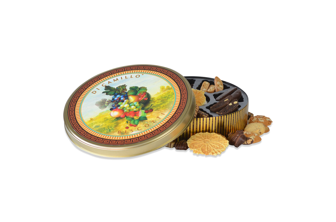 FNつき　ギムノカリキウム　モスティ　5産地セット Festa Della Frutta Biscotti Tin | Assorted Cookies in a Tin