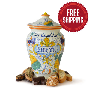 FIRENZE VECCHIA BISCOTTI JAR - FREE SHIPPING