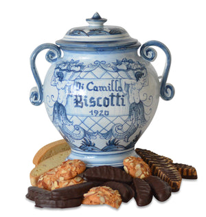 GEMELLI IN BLU BISCOTTI JAR - FREE SHIPPING