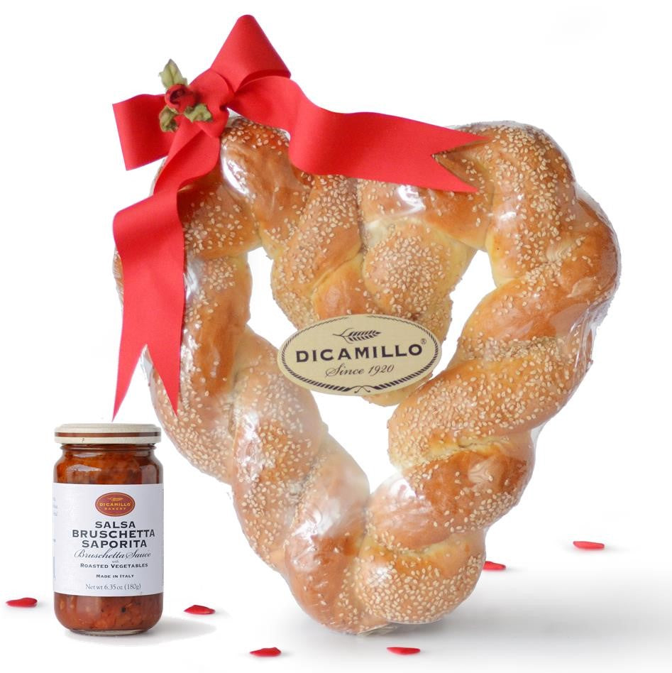 HEART BREAD WITH BRUSCHETTA DIPPING SAUCE – DiCamillo Bakery