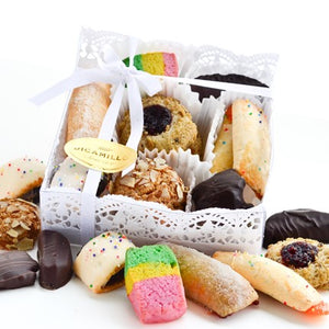 WHITE LACE BOX COOKIES