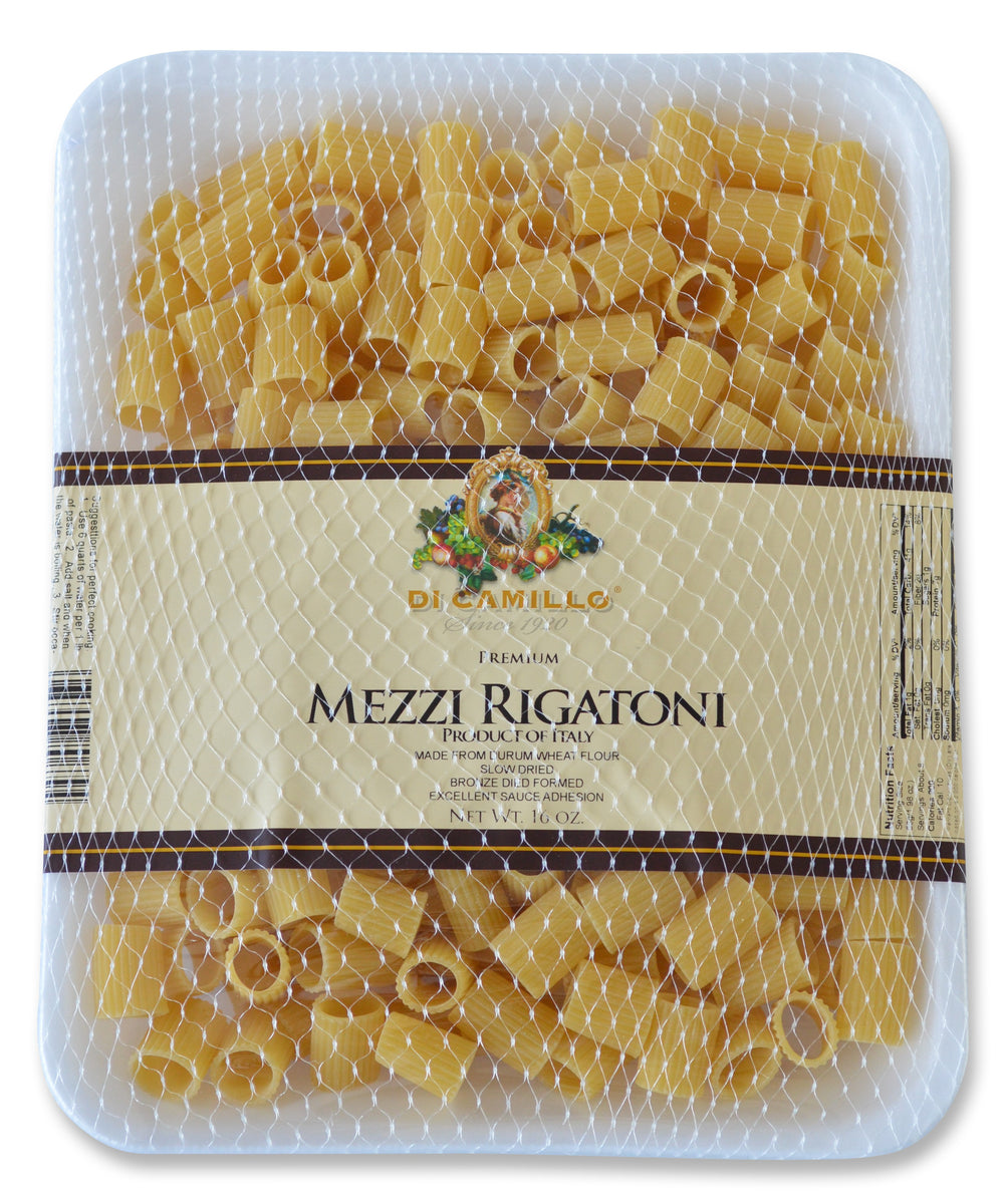 Mezzi Rigotoni Buy Mezzi Rigatoni Pasta | Traditional Italian Pasta – DiCamillo Bakery