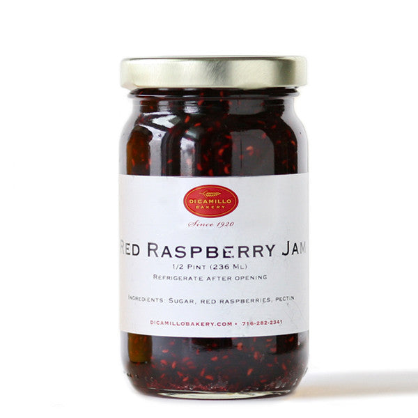 Red Raspberry Preserves - 10 oz. | Pure Raspberry Jam – DiCamillo Bakery