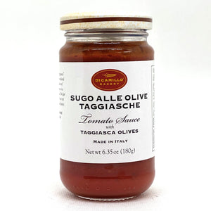 TOMATO SAUCE WITH TAGGIASCHE OLIVES
